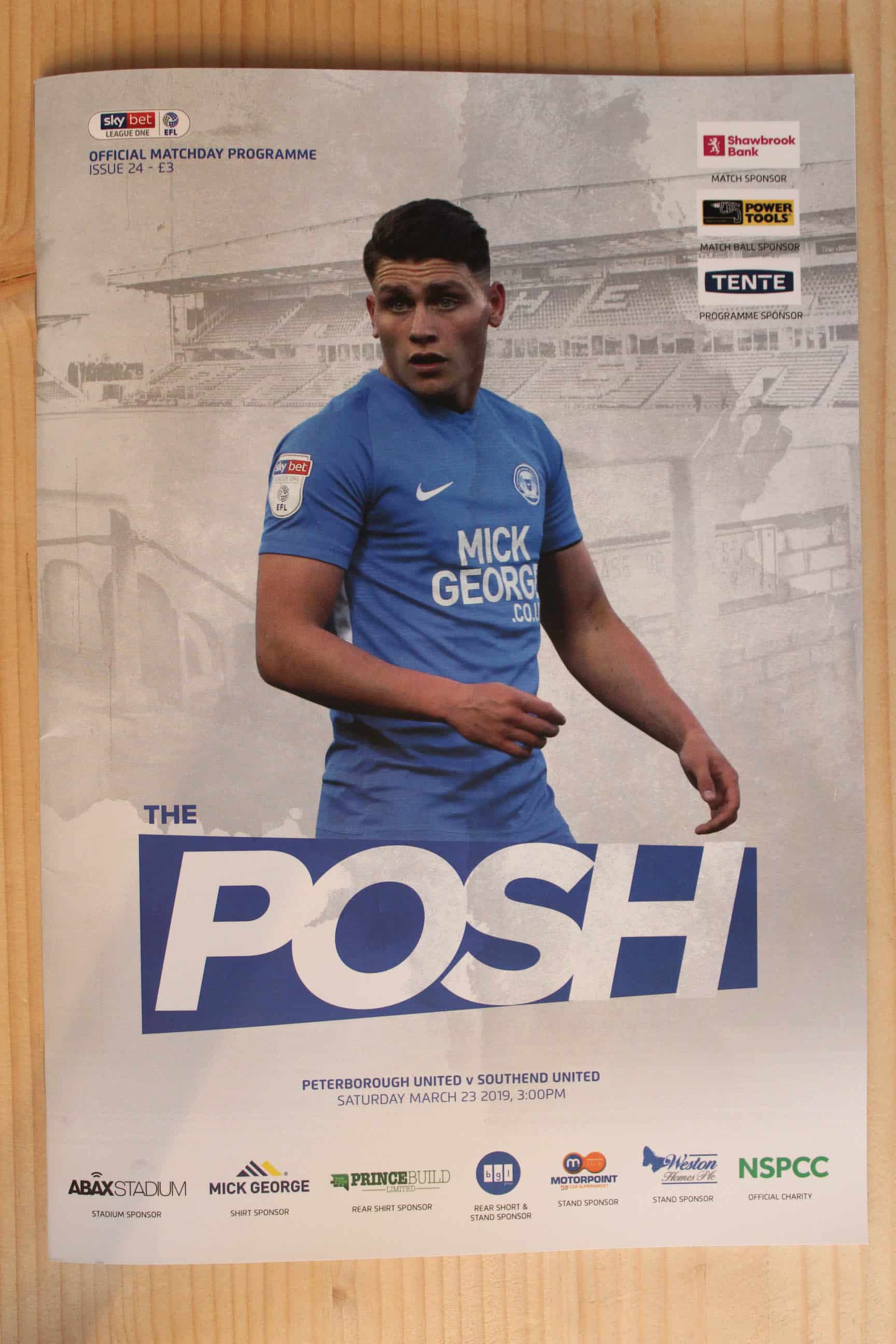 Peterborough United FC v Southend United FC